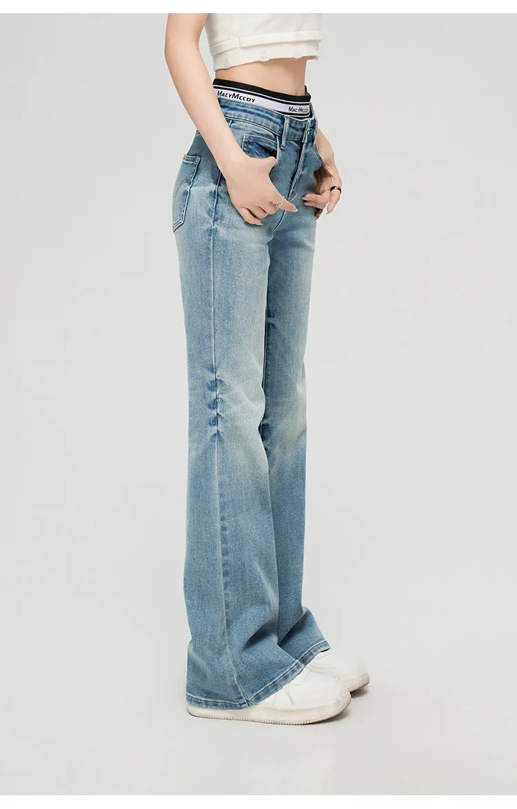 2-in-1 Flared Jeans