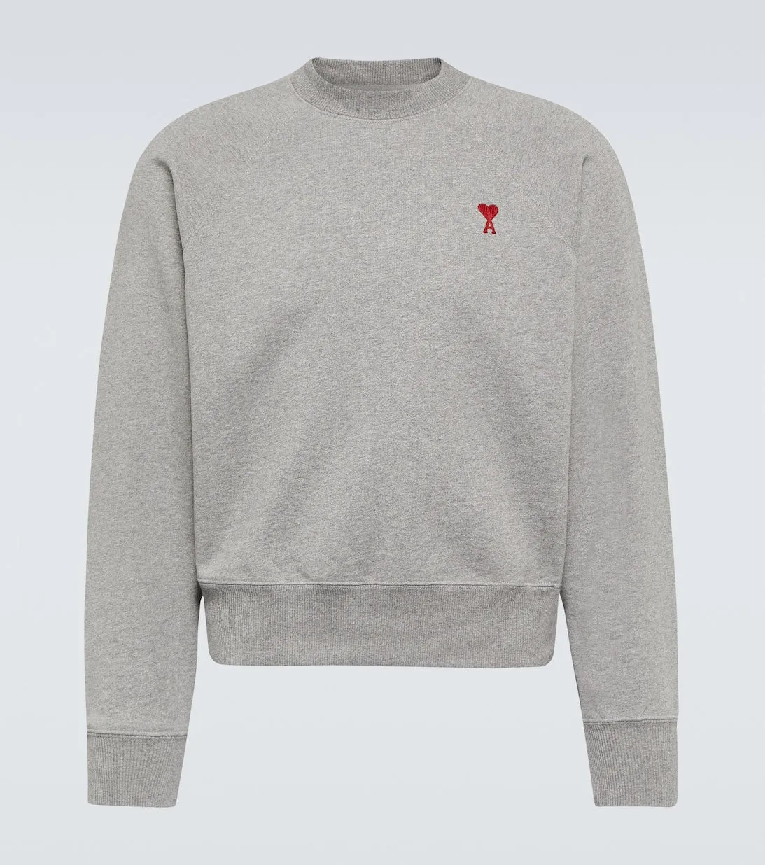 Ami de Coeur Ami Paris cotton sweater, gray