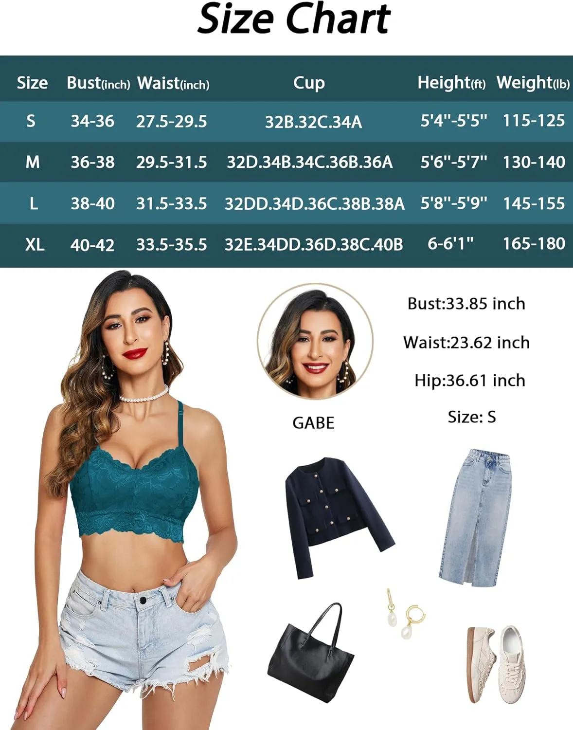 Avidlove Lace Bralettes for Women Padded Bralette Camisole Racerback Crop Top Floral Lace Bralettes V Neck