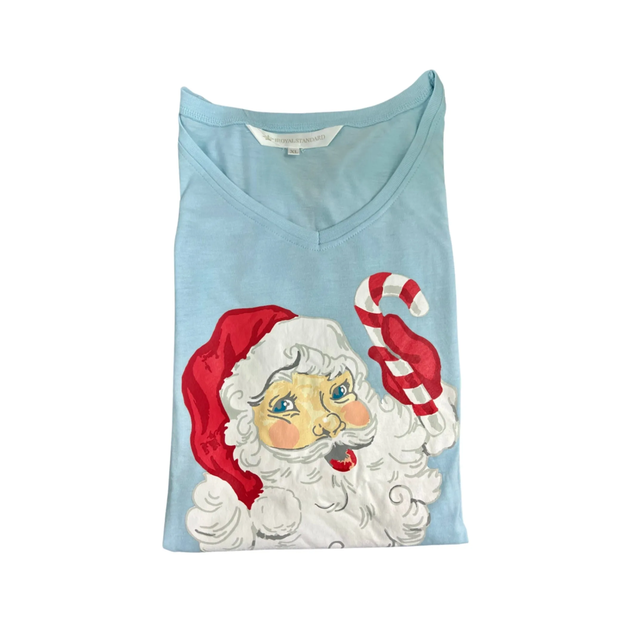 Candy Cane Santa, Short Sleeve Tee