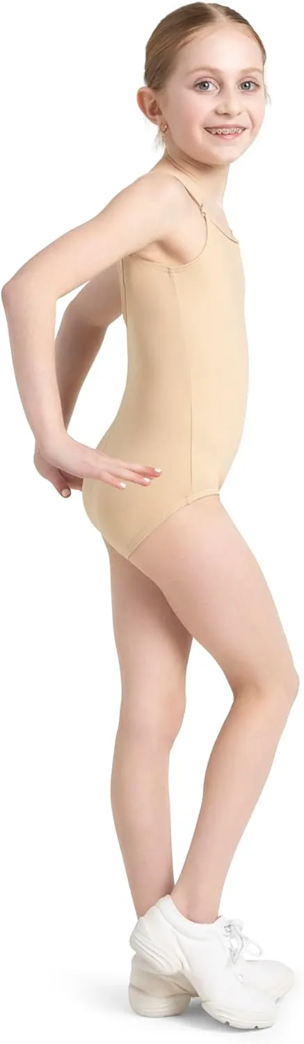 Capezio Girls' Team Basic Camisole Leotard with Adjustable Straps