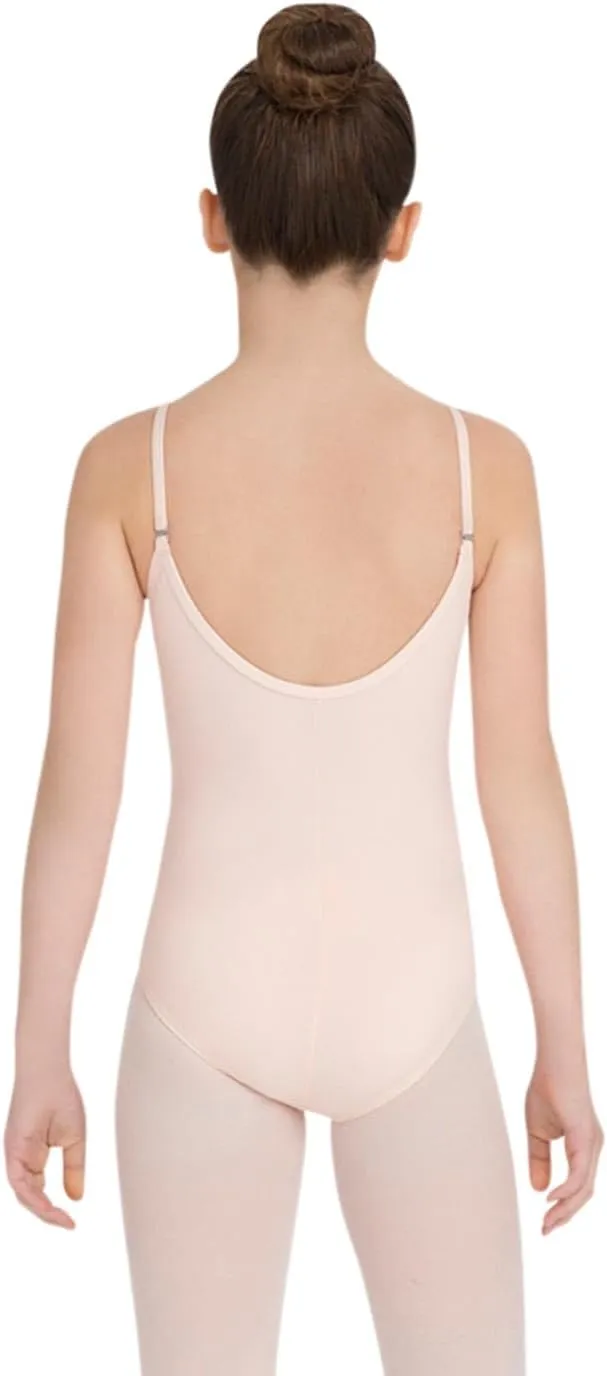 Capezio Girls' Team Basic Camisole Leotard with Adjustable Straps