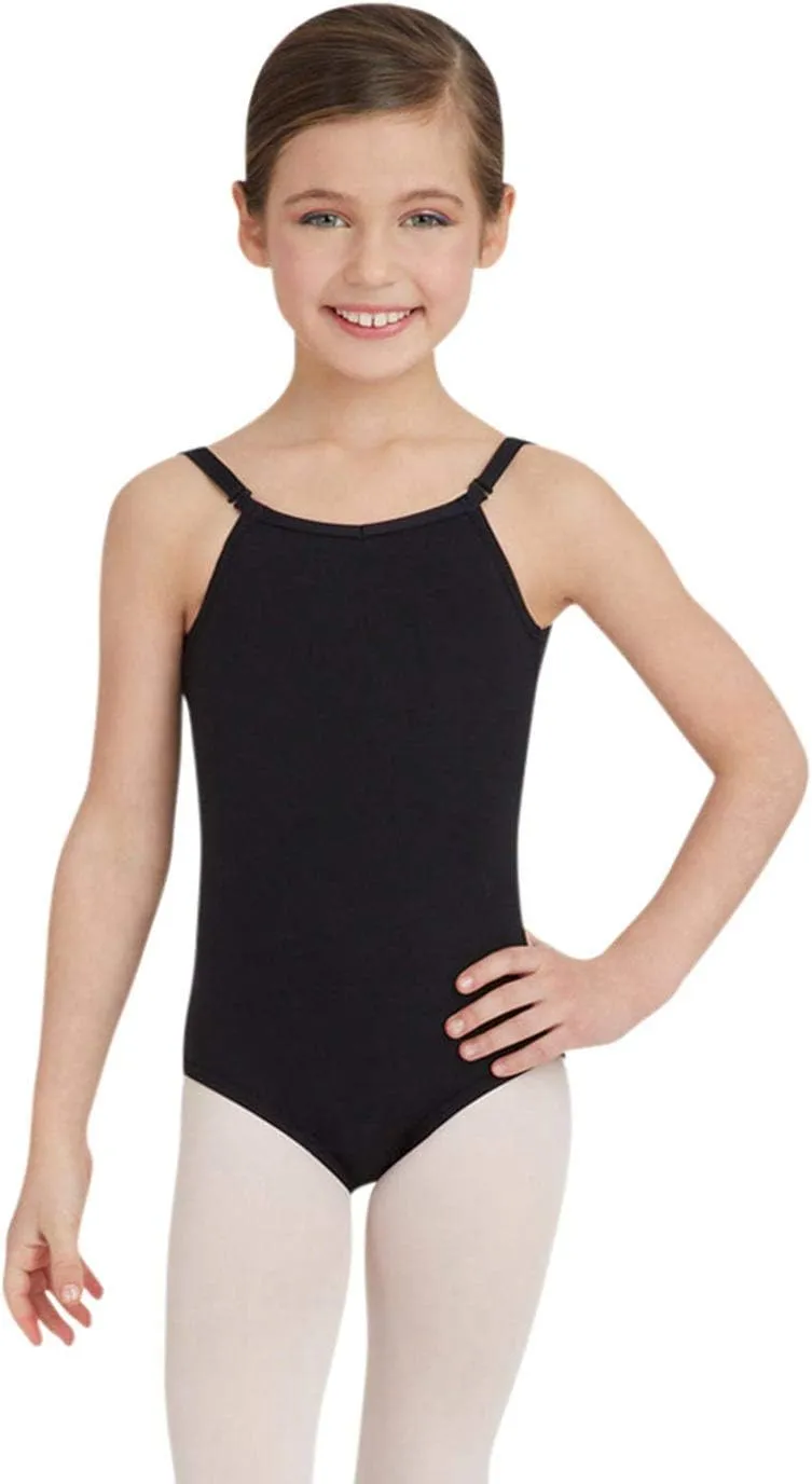 Capezio Girls' Team Basic Camisole Leotard with Adjustable Straps