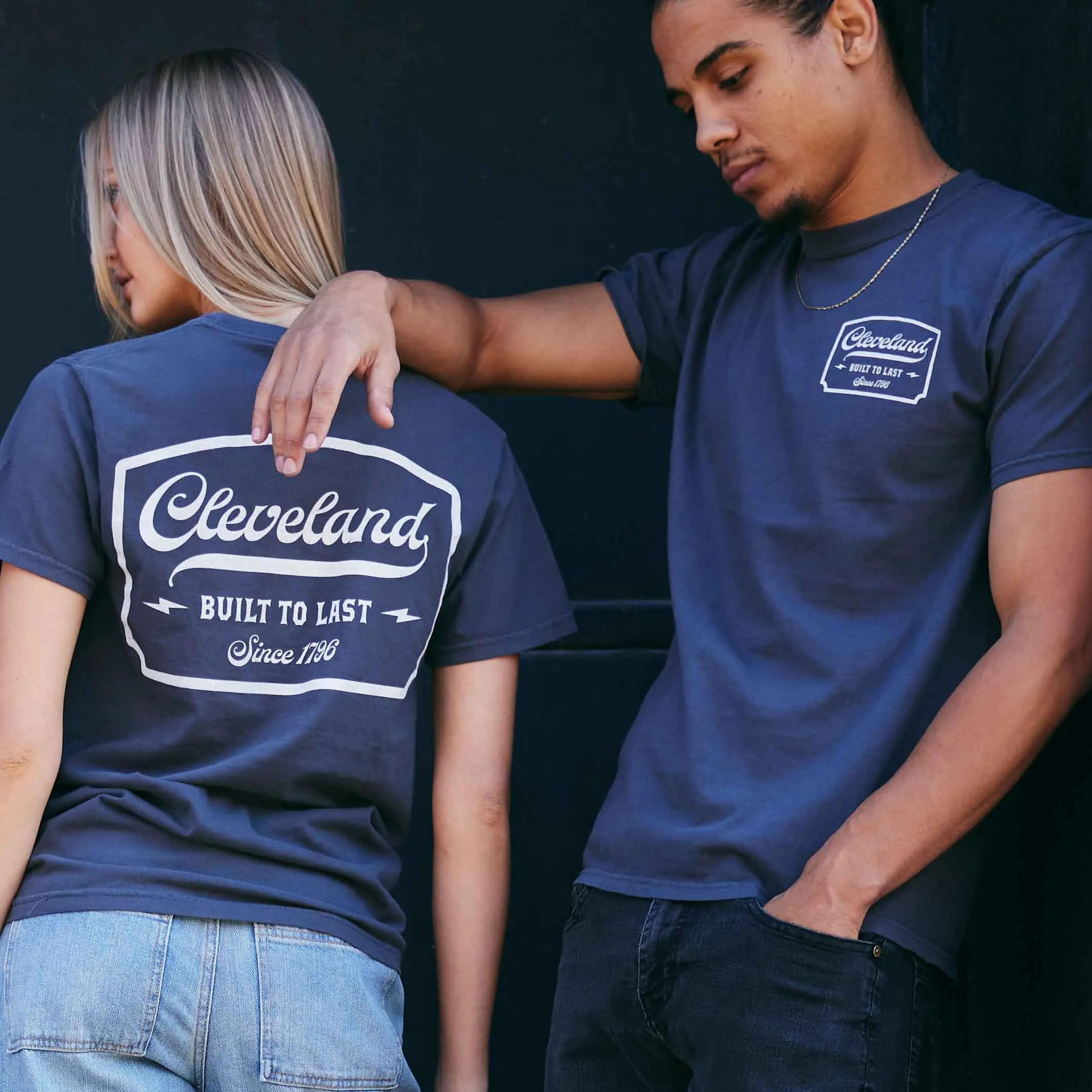 Cleveland Built To Last - Mens/Unisex Crew T-Shirt