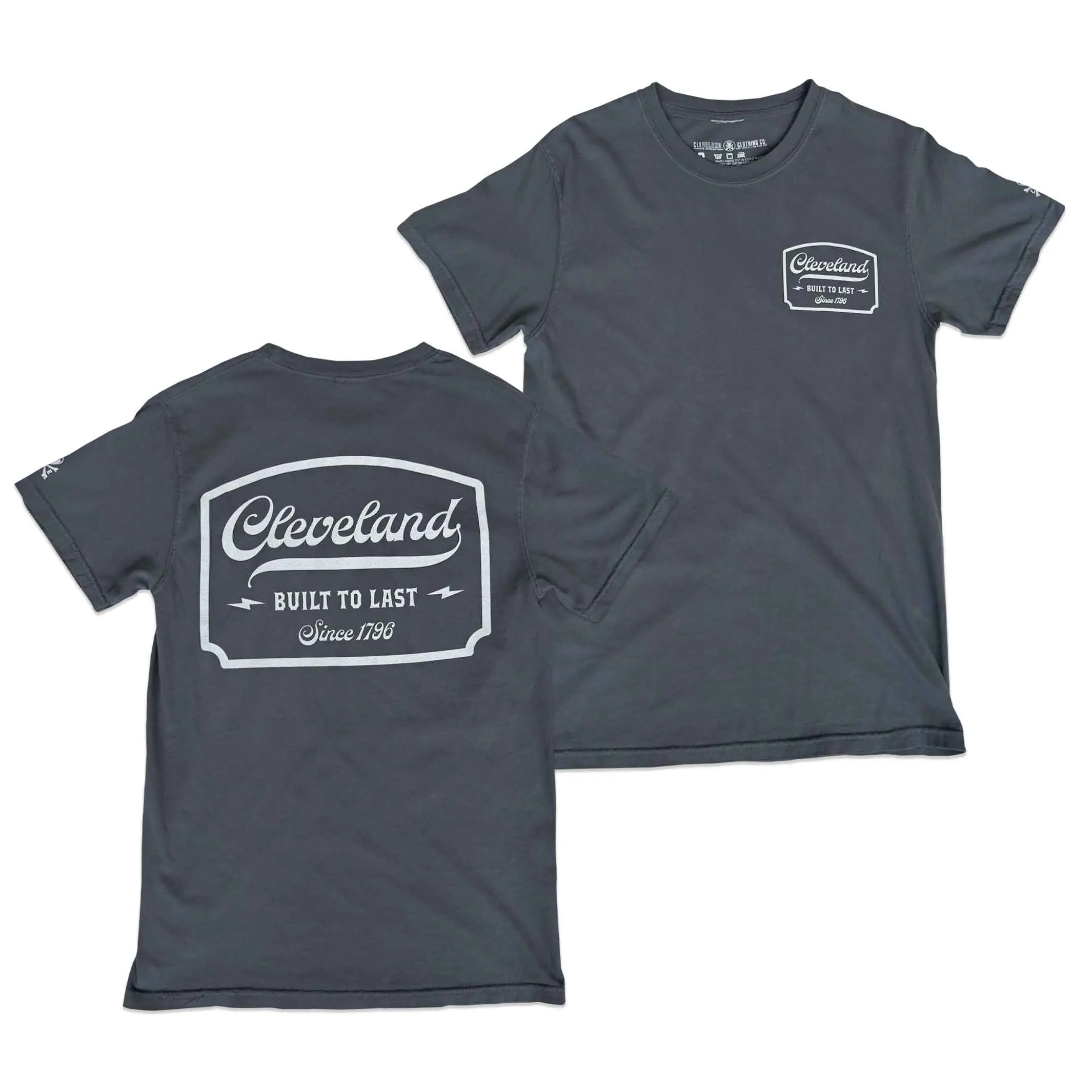 Cleveland Built To Last - Mens/Unisex Crew T-Shirt