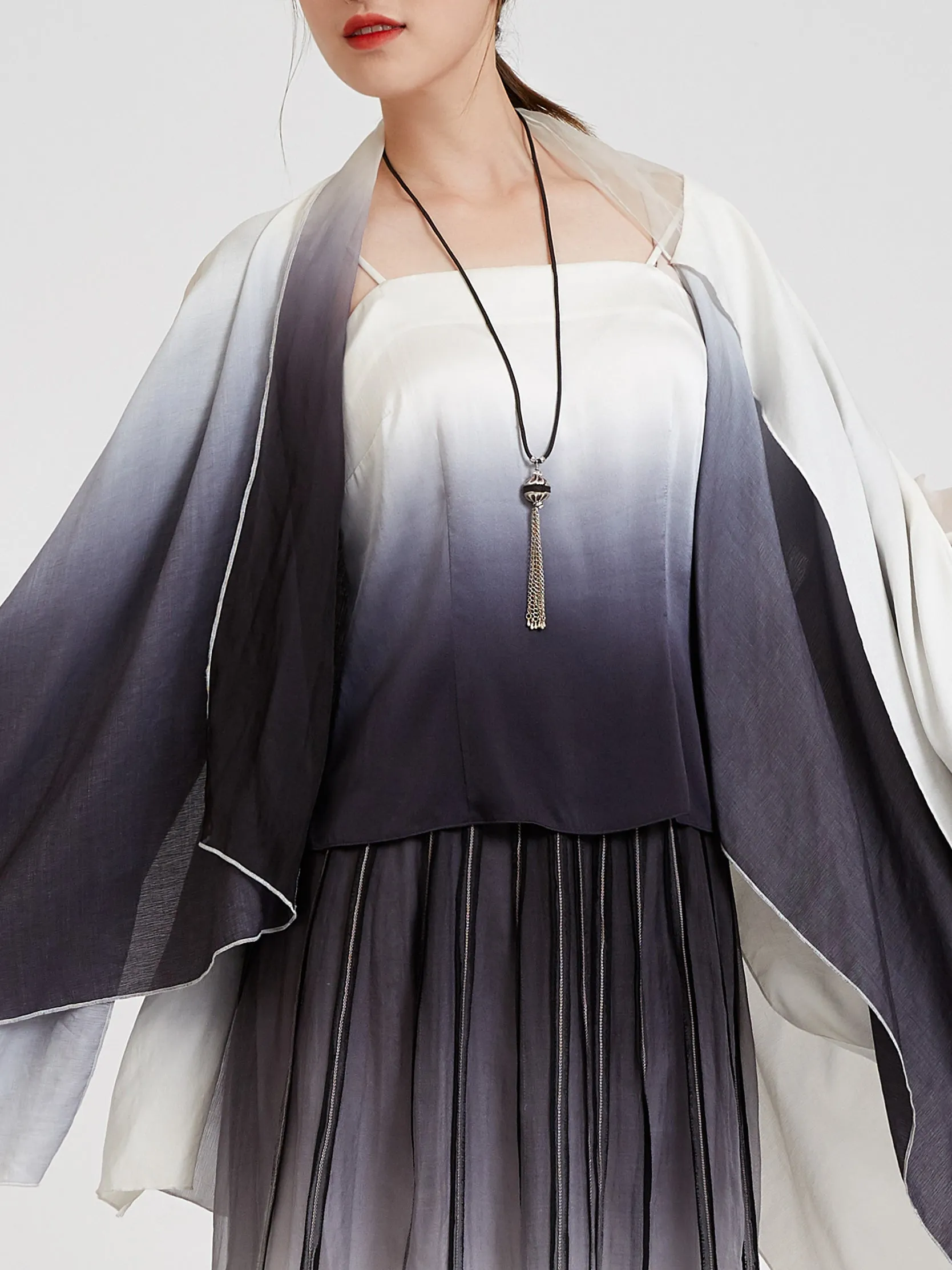 Elastic Silk Dip-dye Camisole