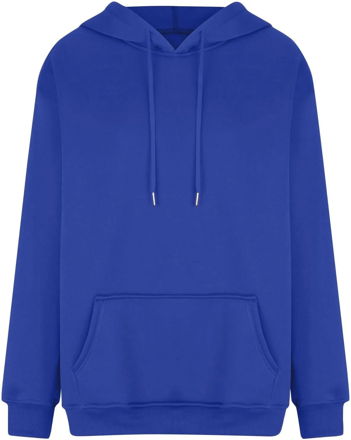 Fleece Hoodies for Women Trendy Lightweight Oversized Sweatshirt Baggy Drawstring Y2K Hoodie Pullover Tops w/Pockets