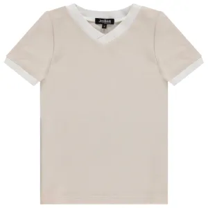 Jaybee Child Sand Boys V-Neck Shirt