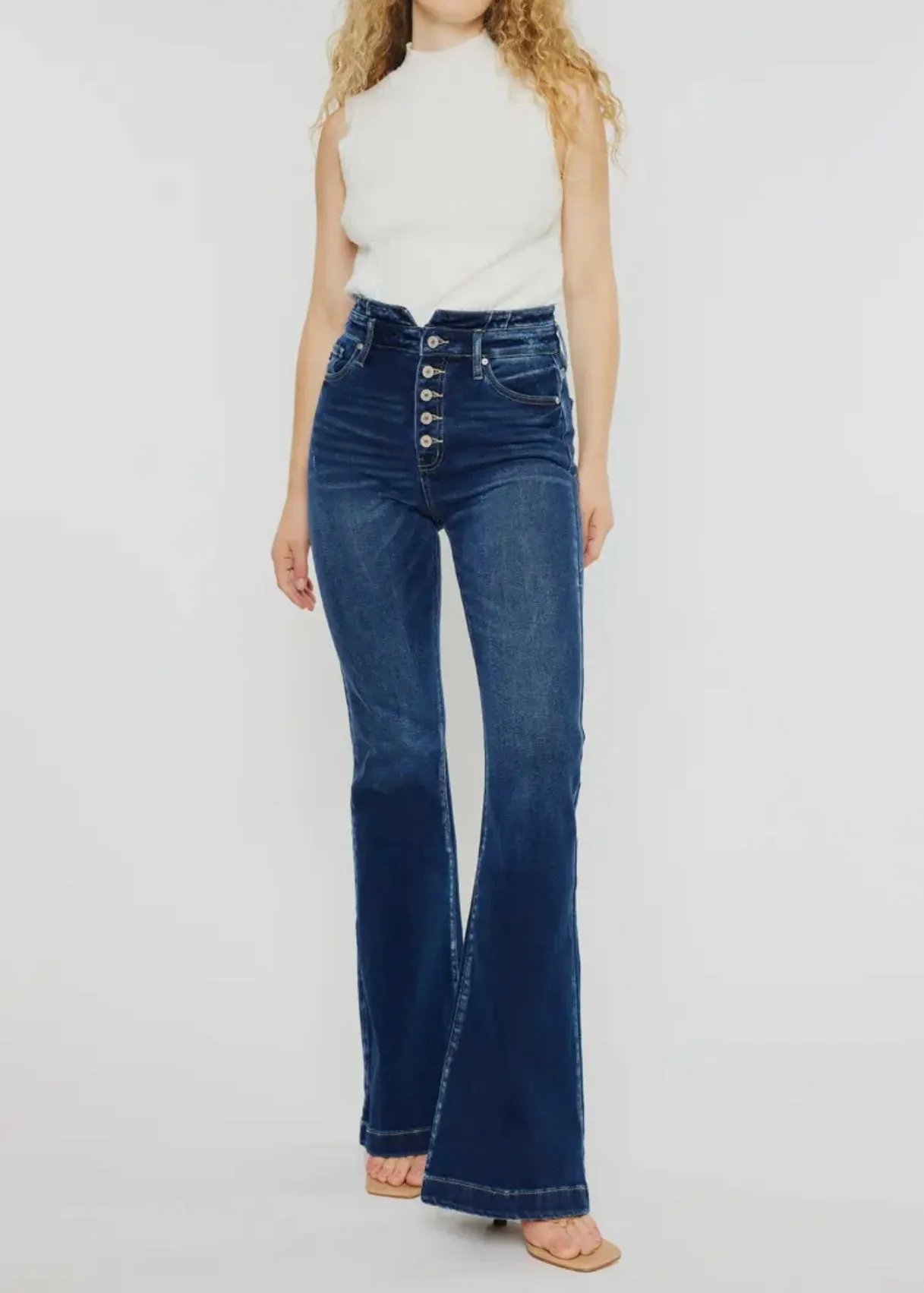 Krawford Curvy Flare Jeans