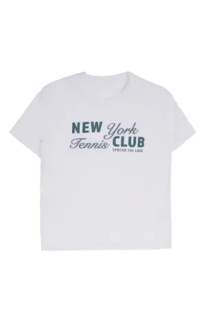 New York Tennis Club Graphic Relaxed Tee