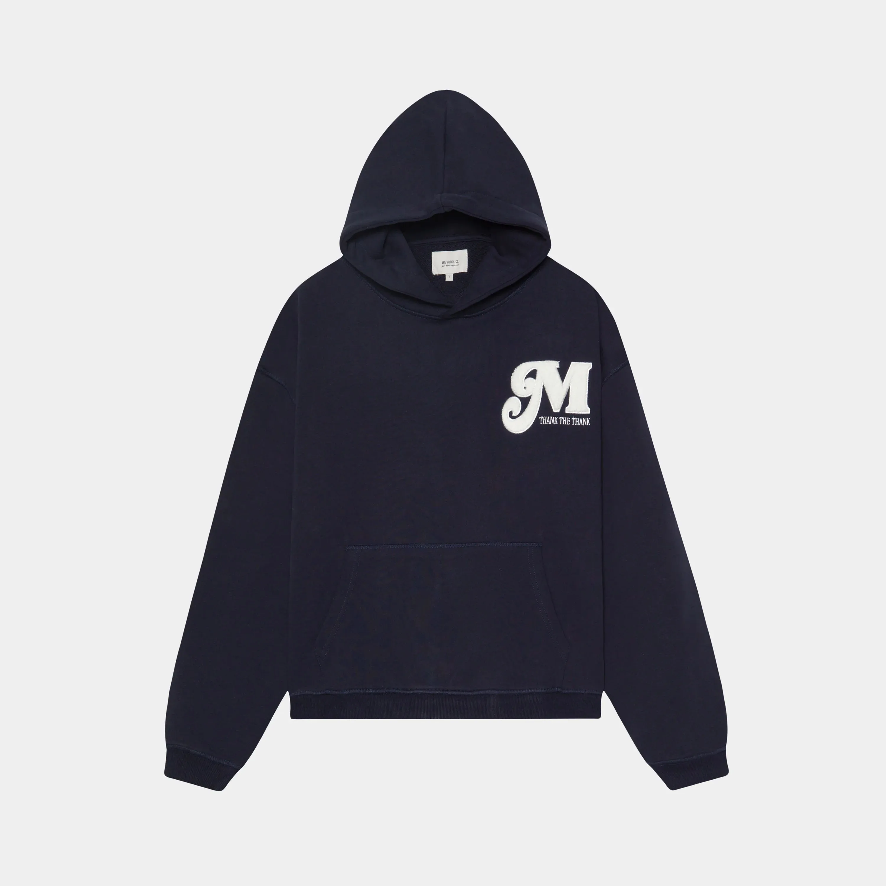 Nexus Dark Navy Oversized Hoodie