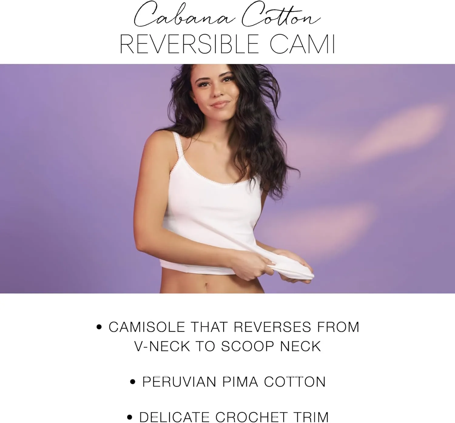 OnGossamer Womens Cabana Cotton Camisole