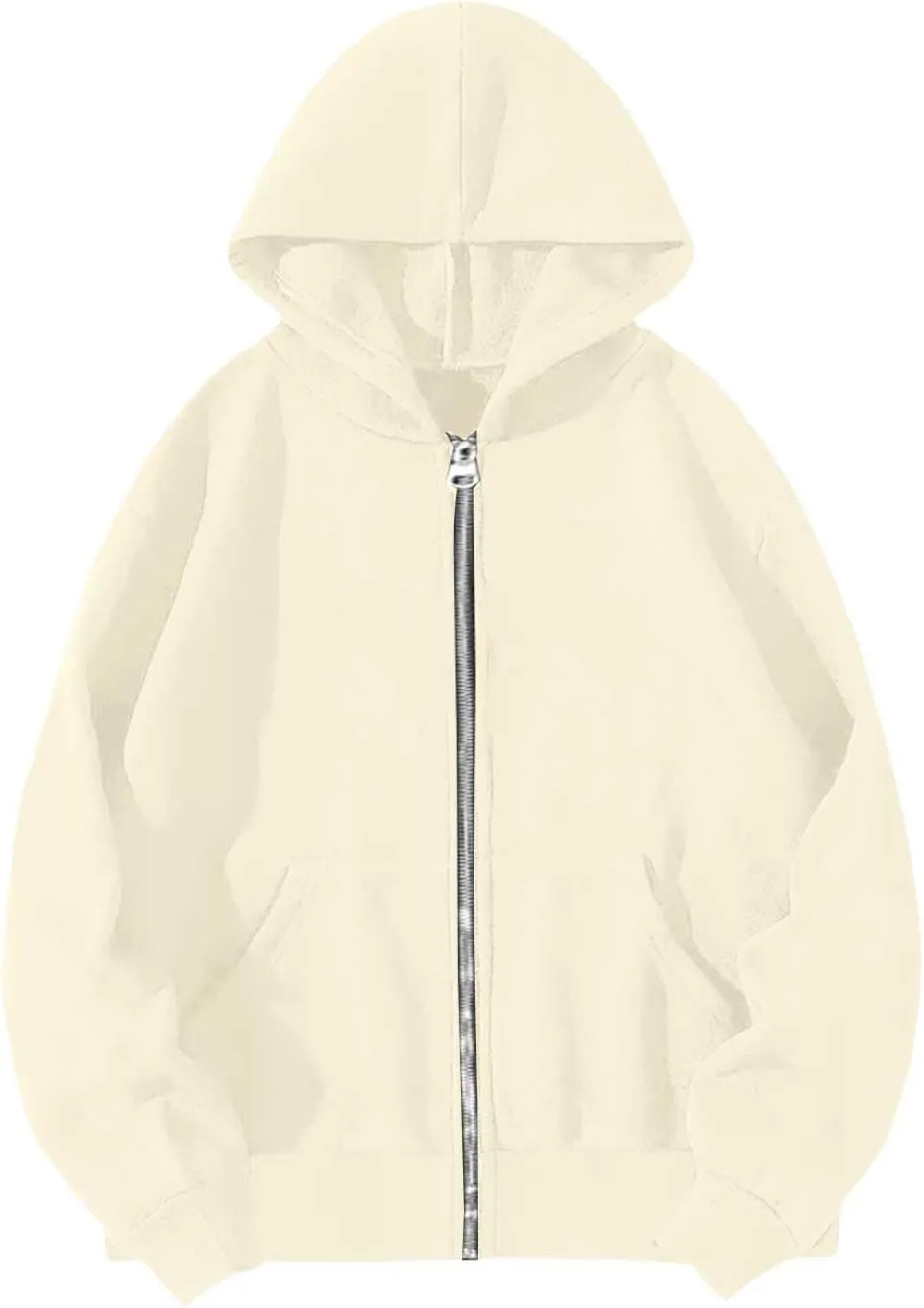 Oversized Hoodies for Women Trendy Plus Size Long Sleeve Cute Zip Up Sweatshirts Y2k Casual Fall Fashion 2024 Clothes