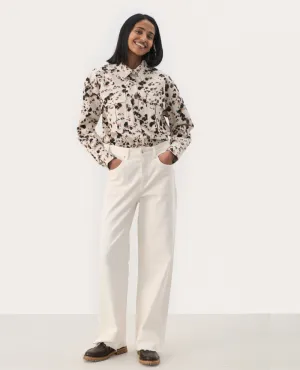 Part Two Simona Cream Wide Leg Jeans