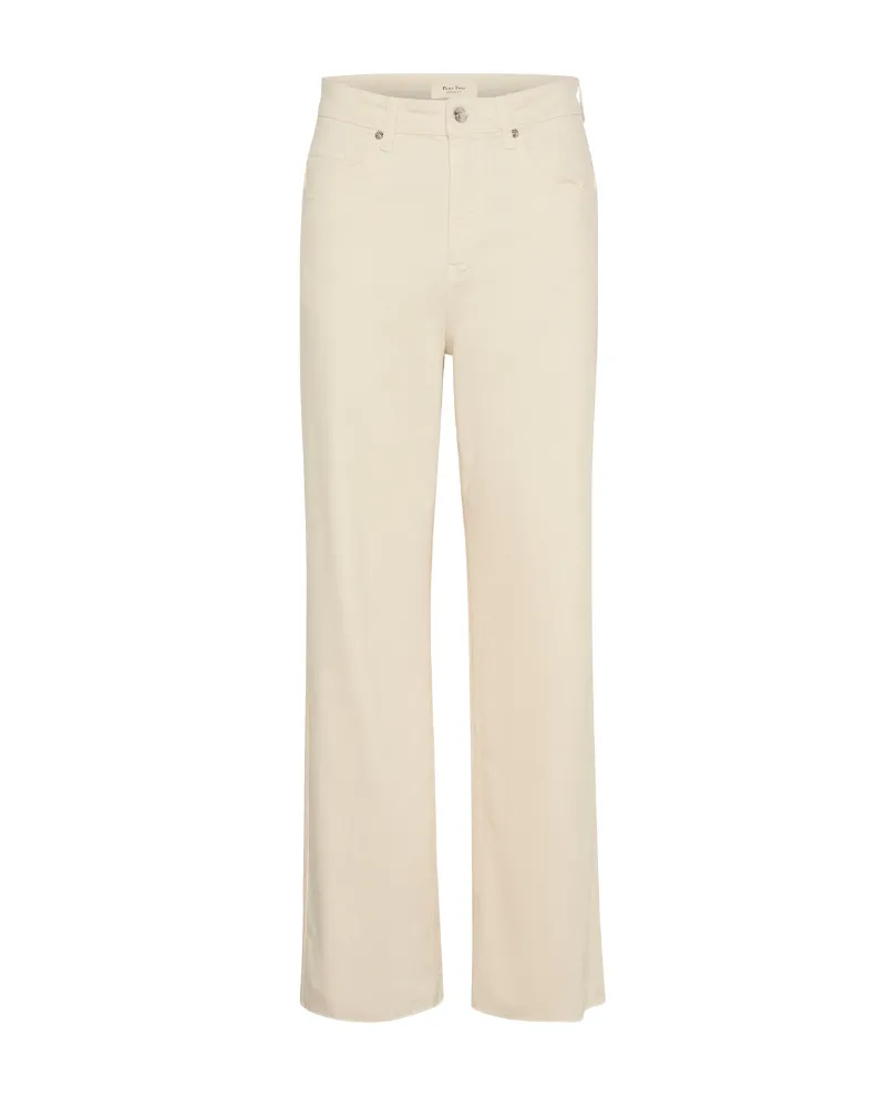 Part Two Simona Cream Wide Leg Jeans