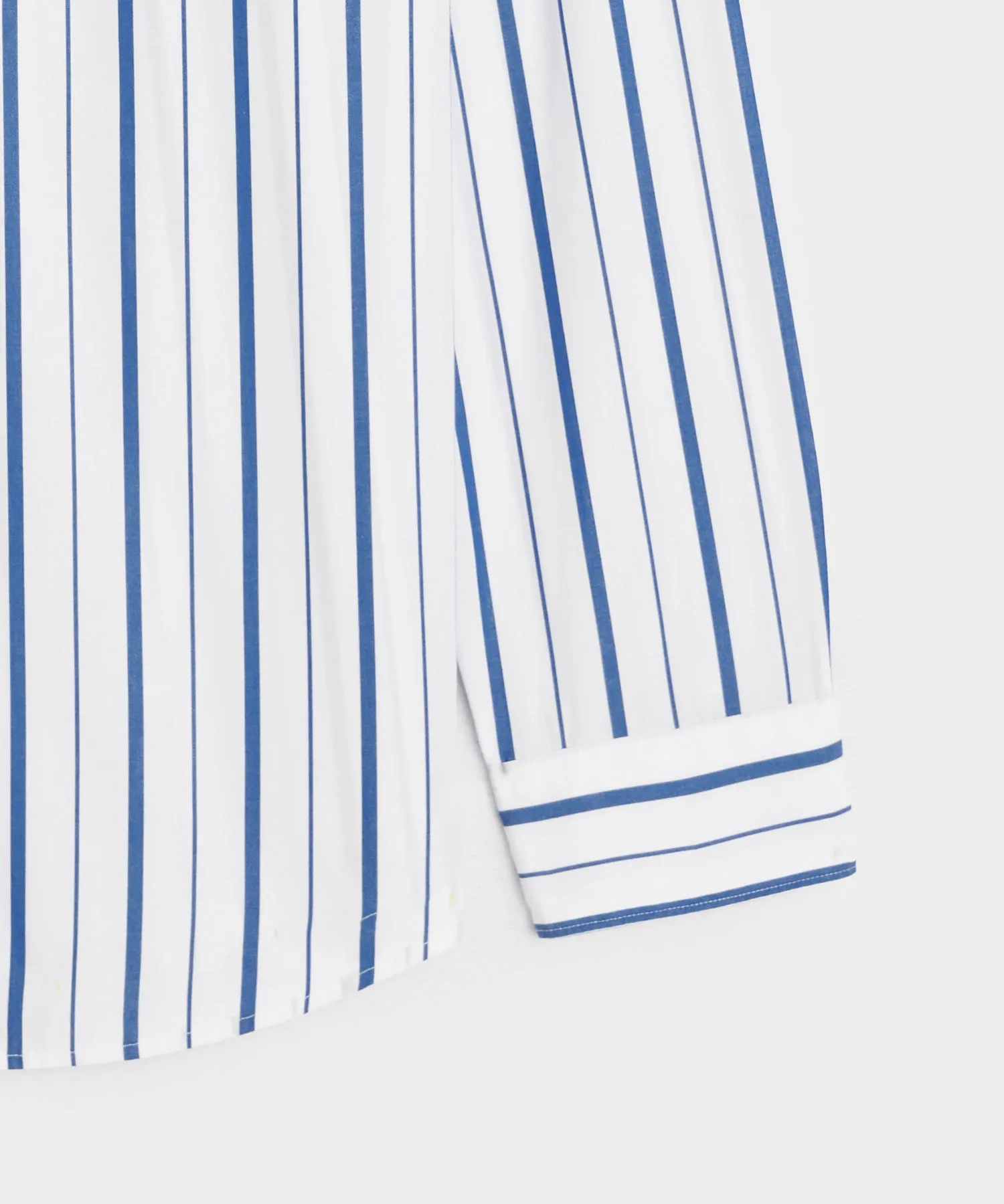 Relaxed Fit Cotton Poplin Point Collar Shirt