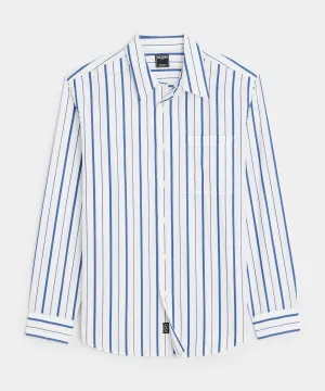 Relaxed Fit Cotton Poplin Point Collar Shirt