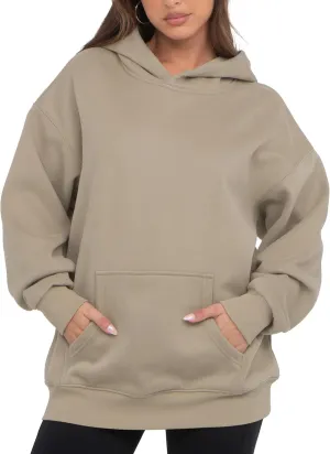 VIUTIL Womens Oversized Hoodies Fleece Loose Hooded Sweatshirt Fall Winter Outfits 2025 Trendy Clothes