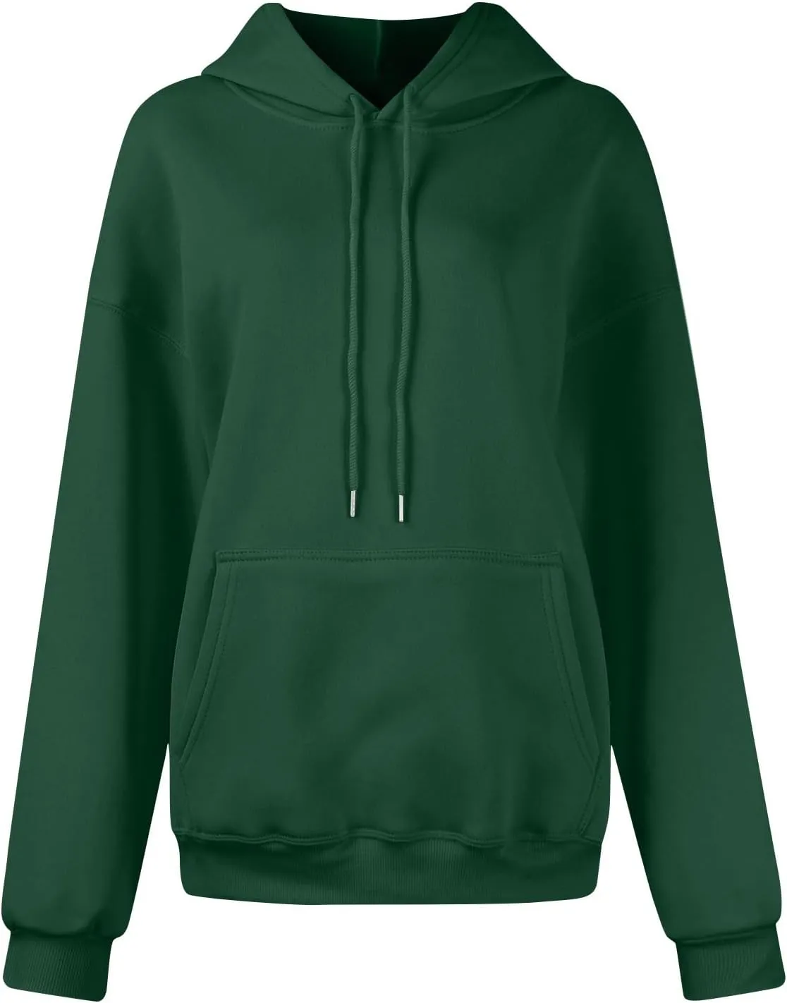 YUTANRAL Hoodies for Women Trendy Solid Color Long Sleeve Tops Womens Fashion Oversized Sweatshirt Pullover With Pocket